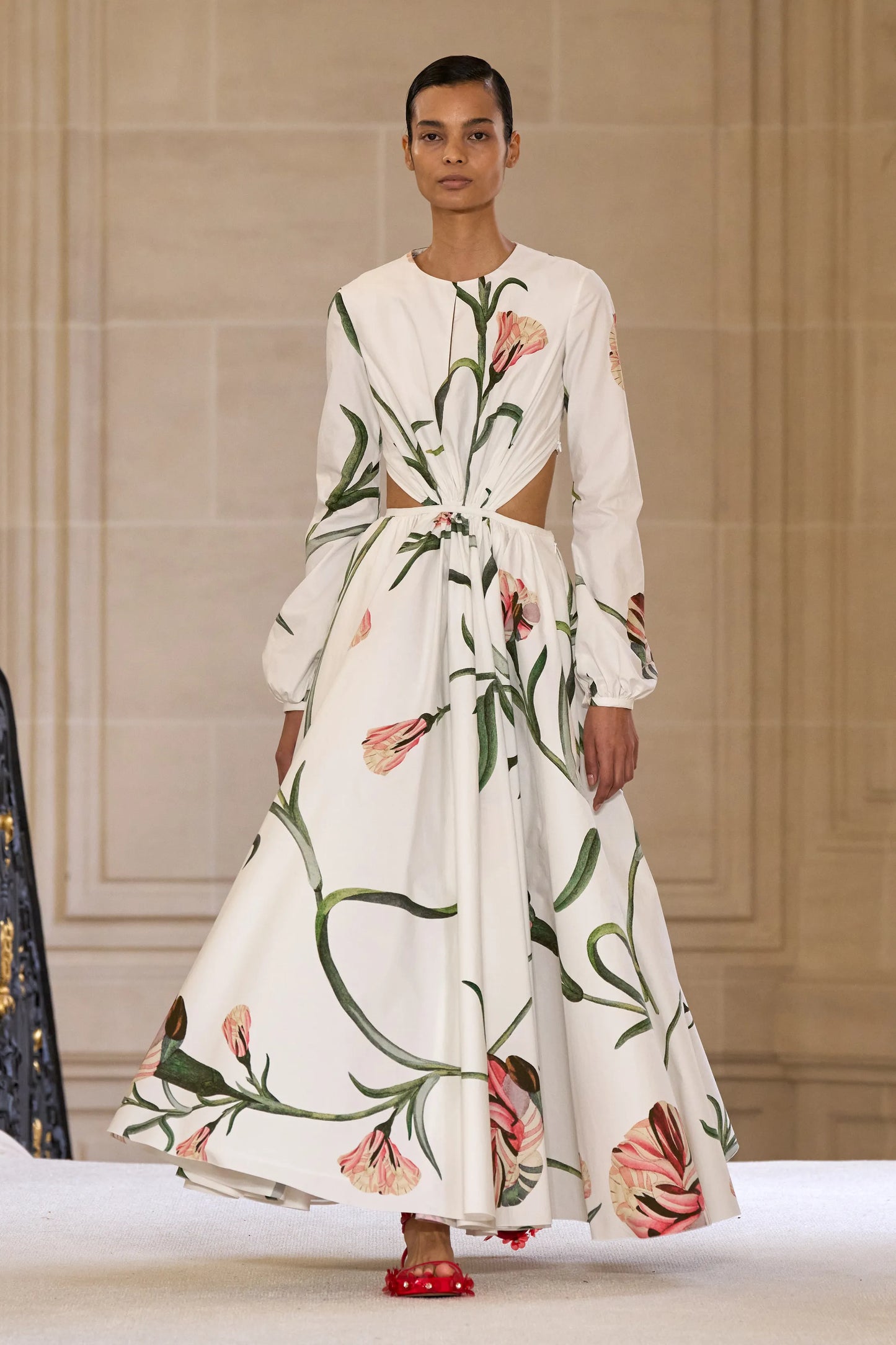 Floral Printed Long Dress