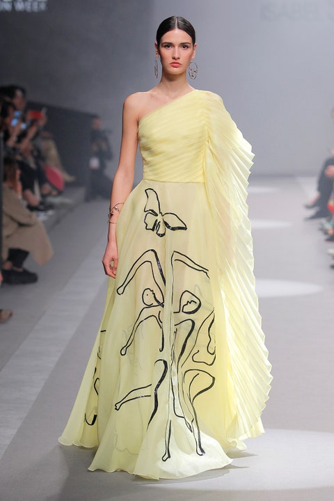 One Shoulder Bolton Gown