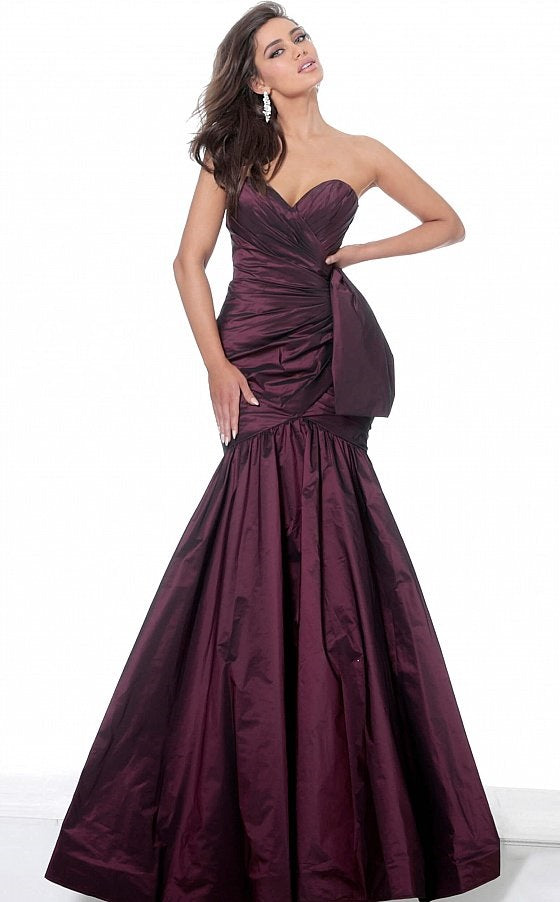 Strapless Mermaid Evening Gown