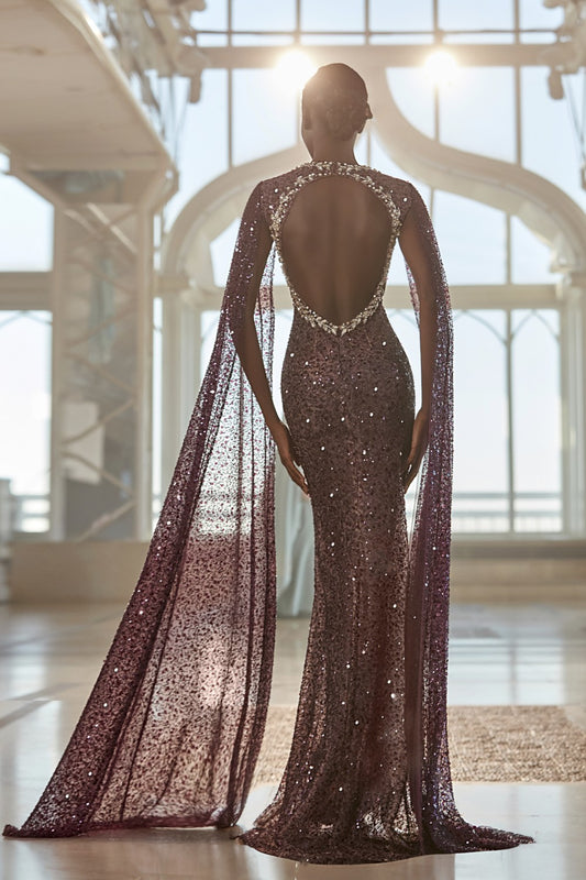 Swarovski Tulle Gown