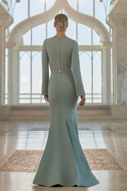 Mermaid Crepe Gown