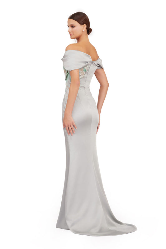 Long Satin Mermaid Dress