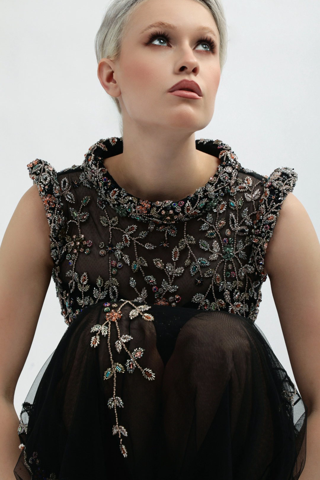 Mermaid Embroidered Gown