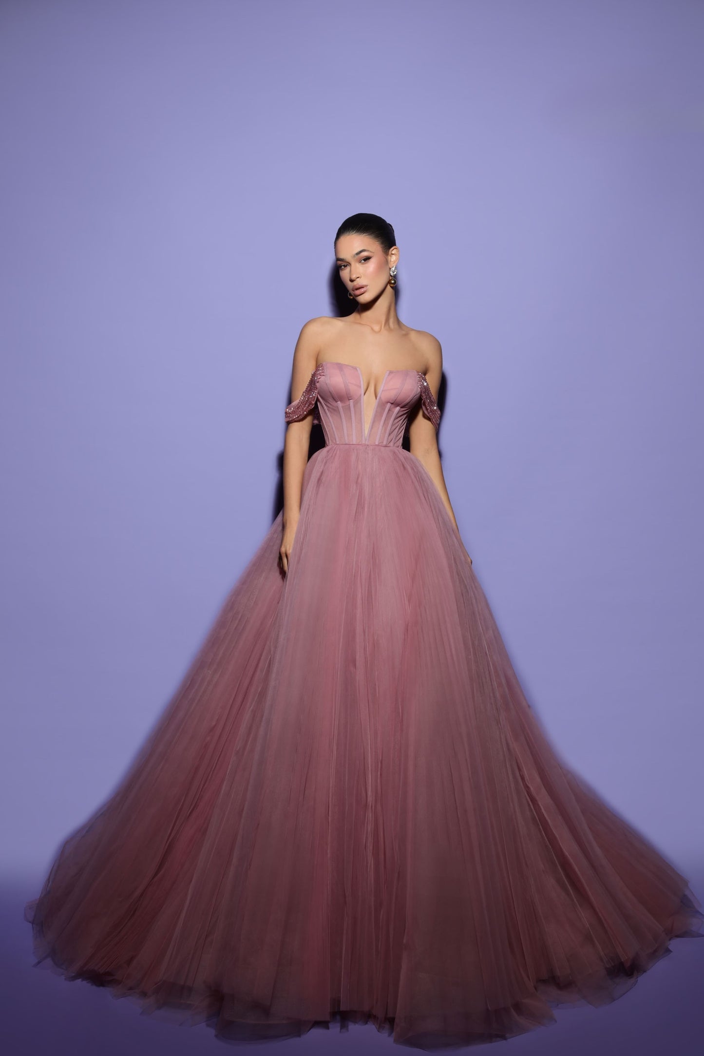 Off-Shoulder FLORINA Gown