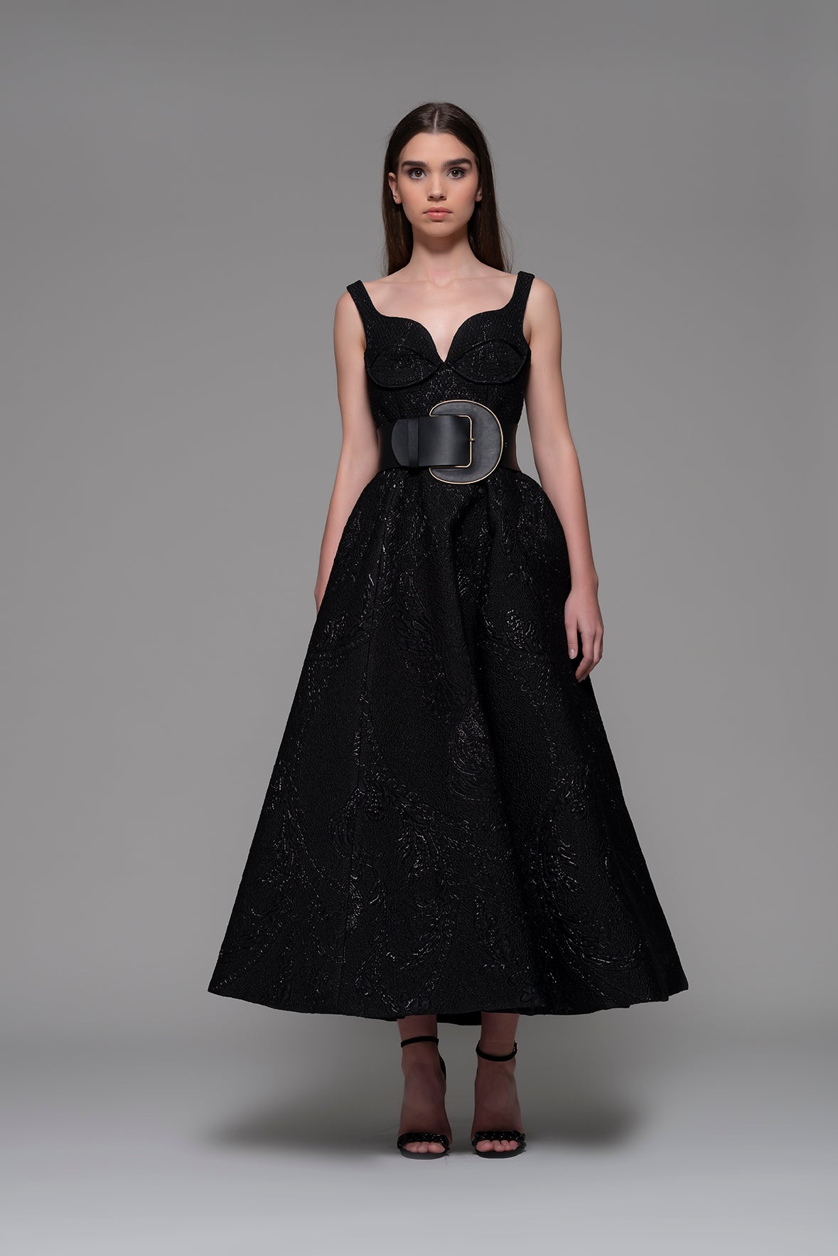 Falcone Sleeveless Midi Dress