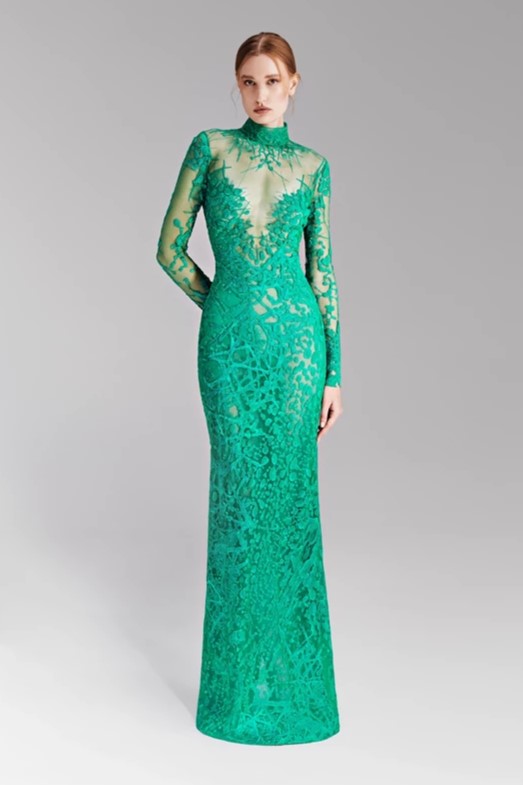 Threaded Stitched Gown