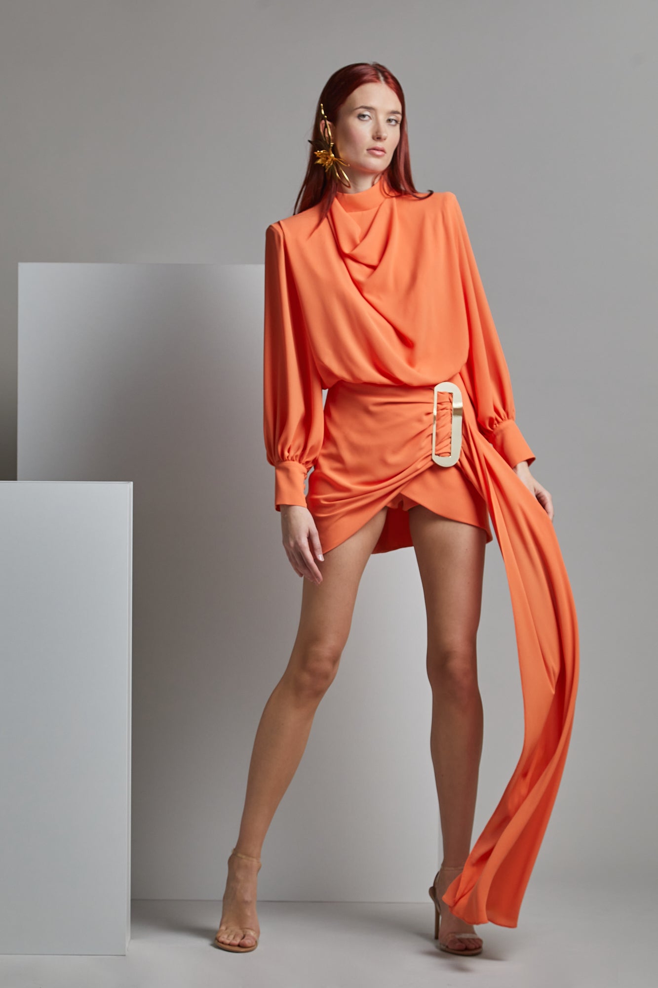 Long Sleeve MIDORI Mini Dress