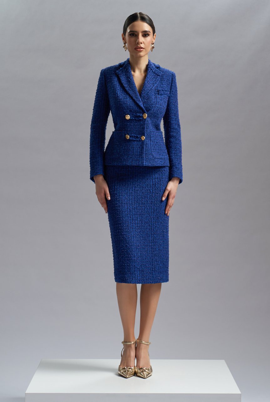 Tweed Carnet Italia Jacket with Skirt