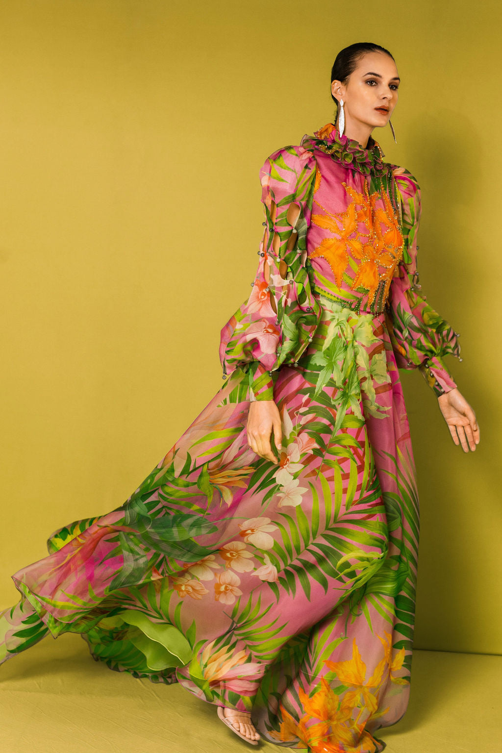 Long Sleeve Mozambique Gown