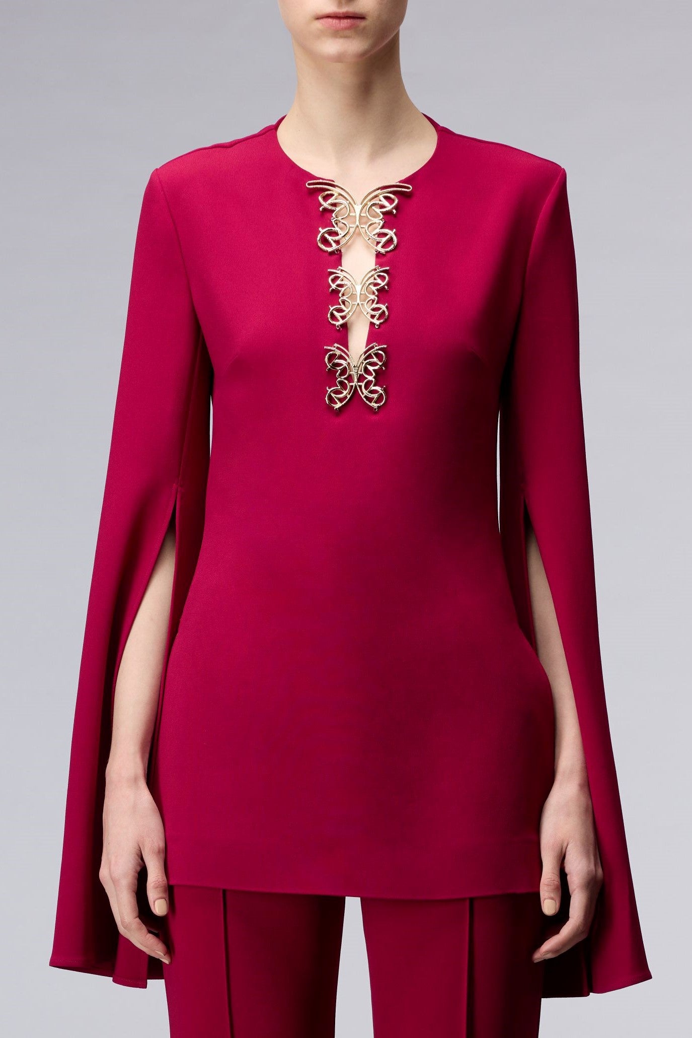 Crepe Blouse and Cady Pants