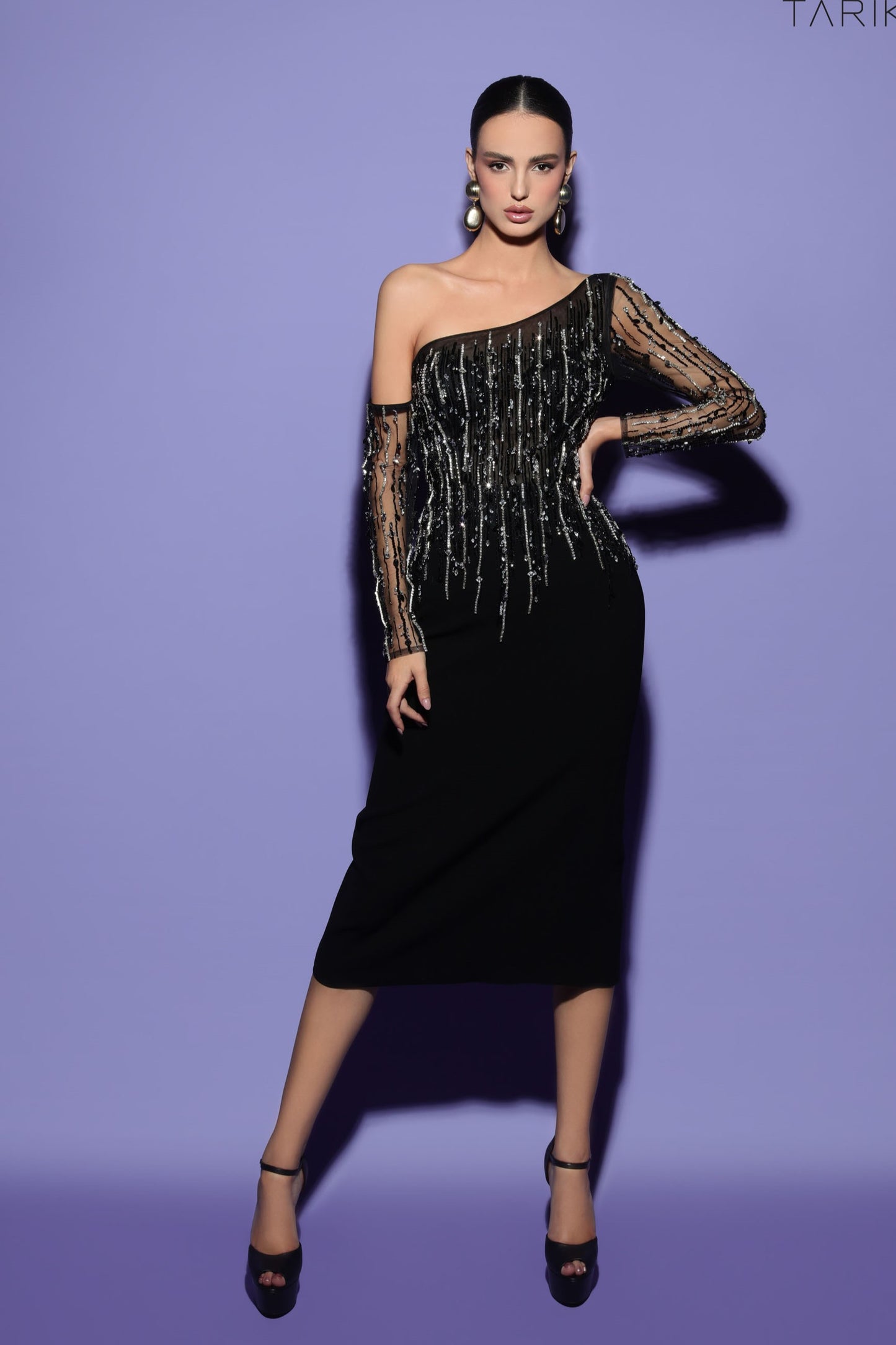 One-Shoulder TIGER Dress