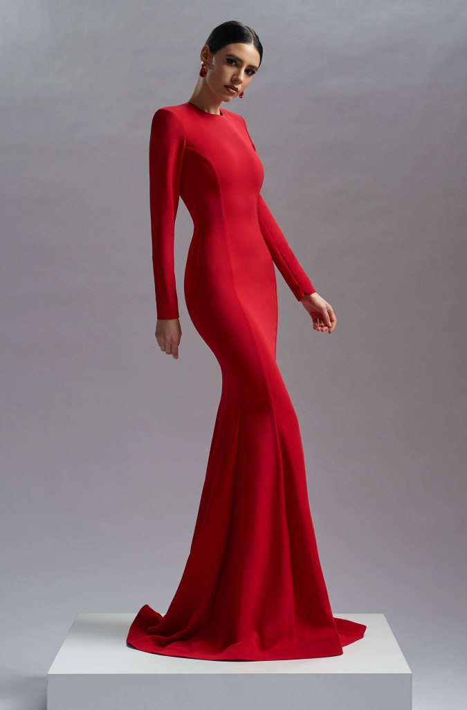 Long Sleeve Erini Gown
