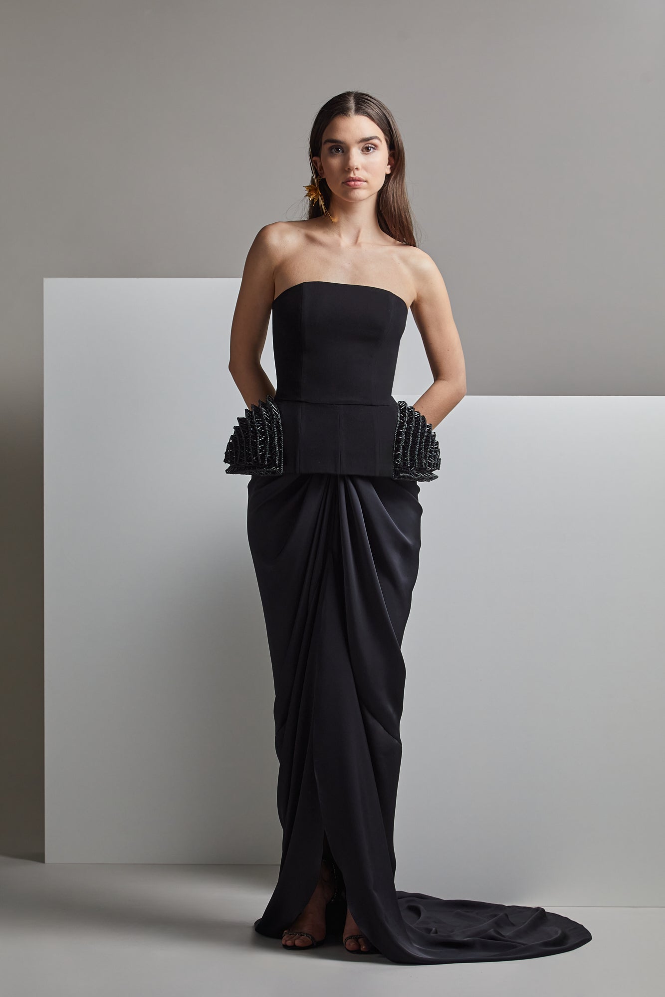 Strapless TADASHI Evening Dress
