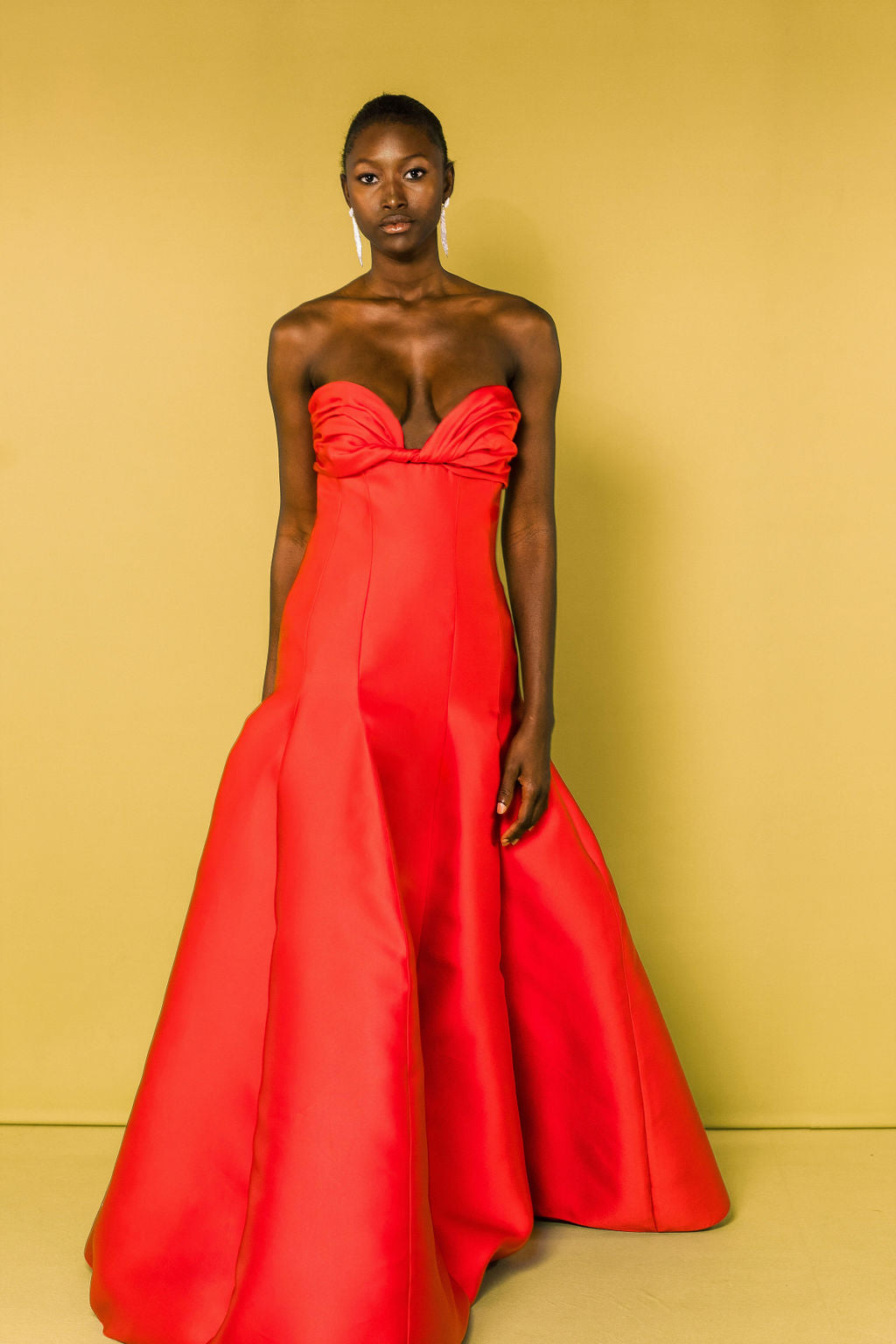 Strapless Barbados Gown