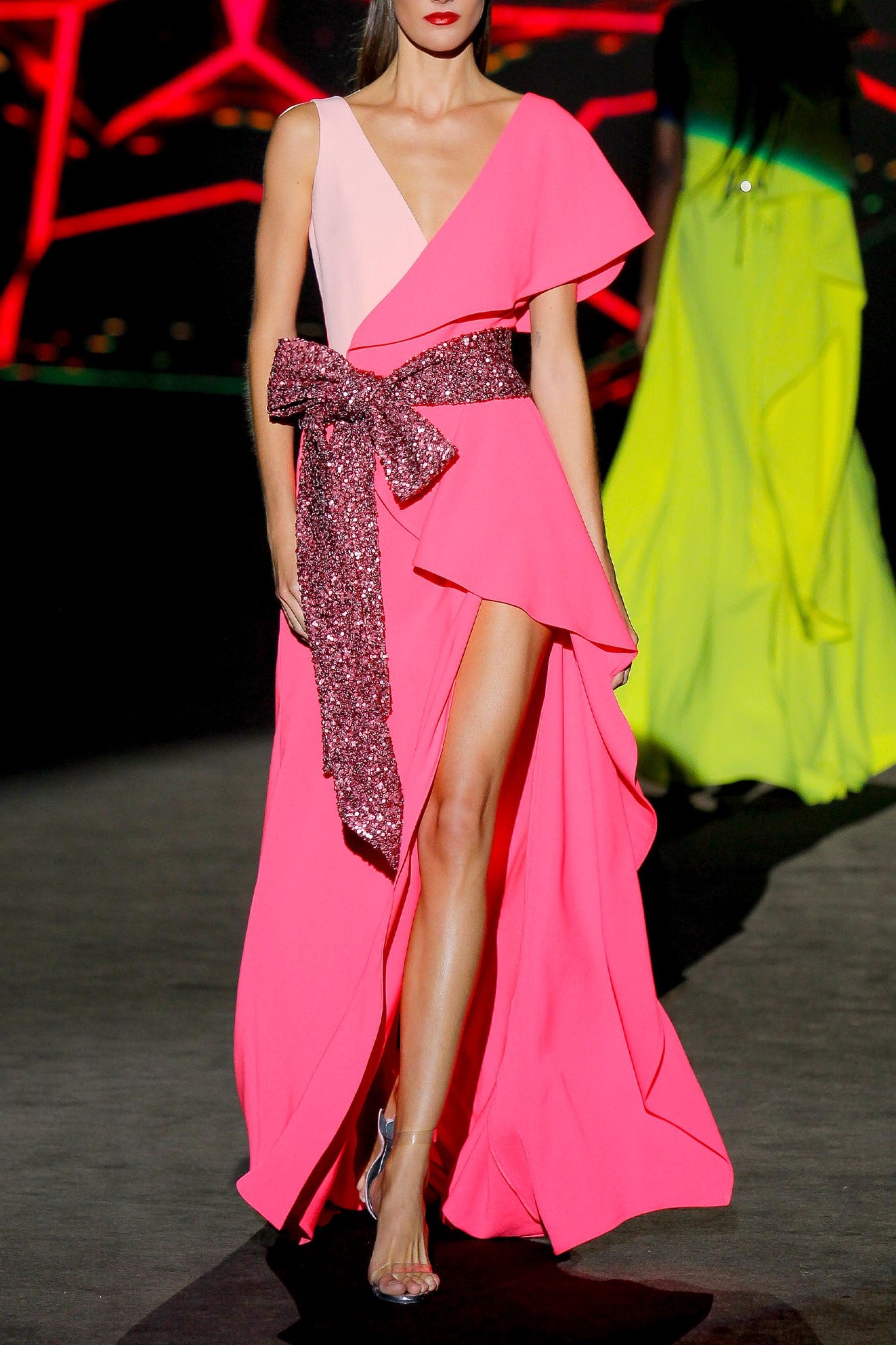 Short Sleeve IDANKO Evening Dress