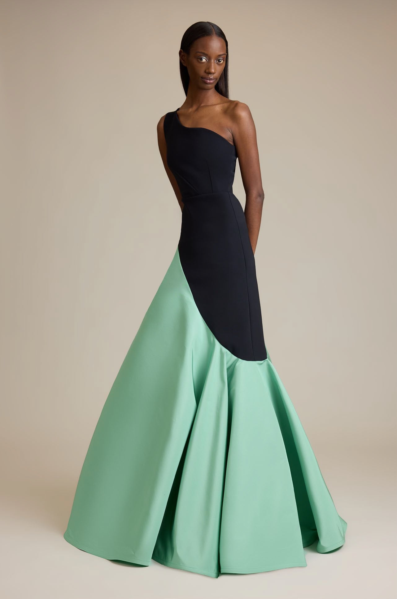 One Shoulder Auline Gown