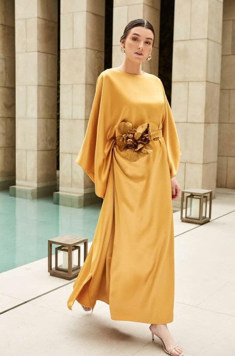 Flower Belted Caftan