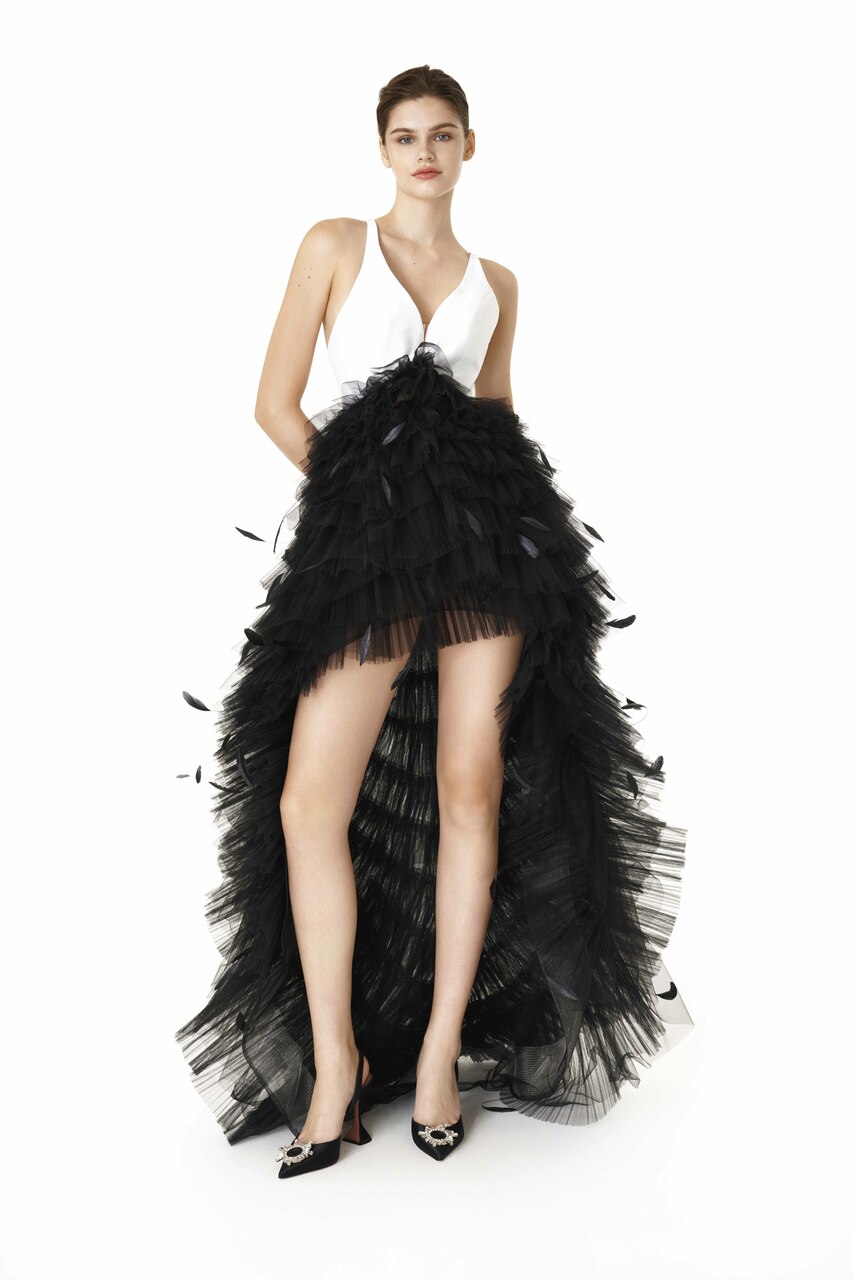 Multi High- Low Gown