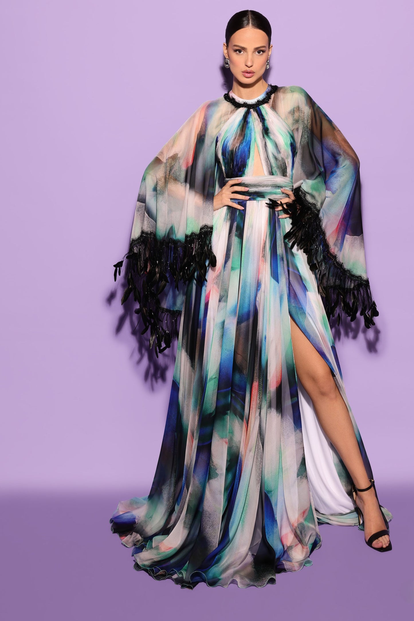 Long Sleeve ELLADA Gown