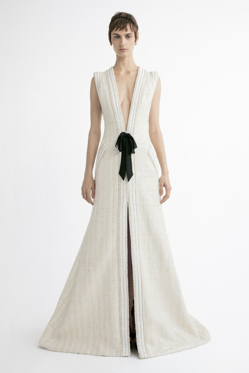 Sleeveless Trumpet Gown