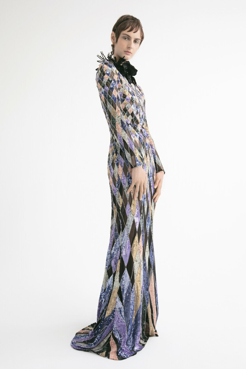 Diamond Embellished Gown