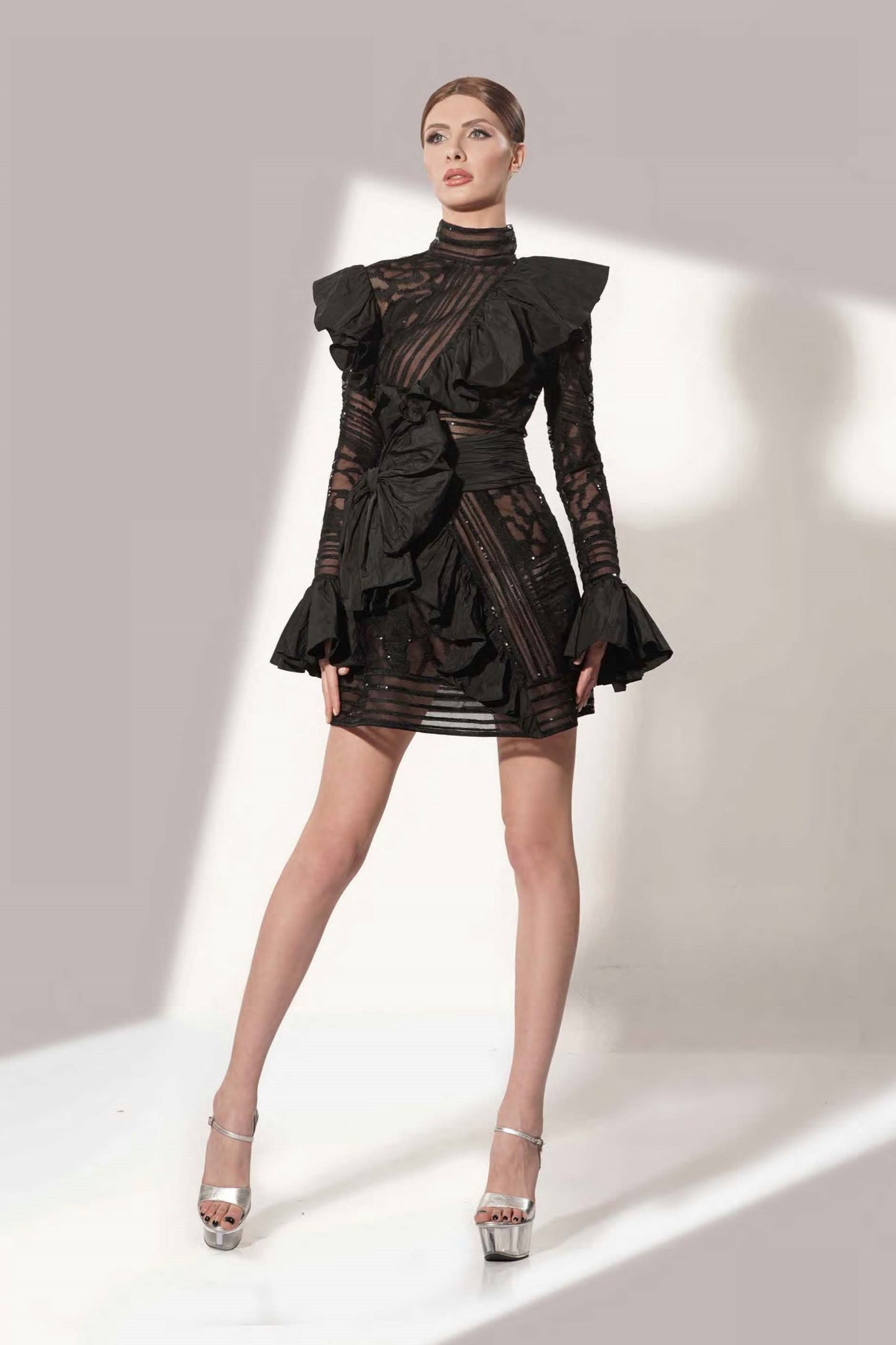 Fitted Black Cocktail Dress