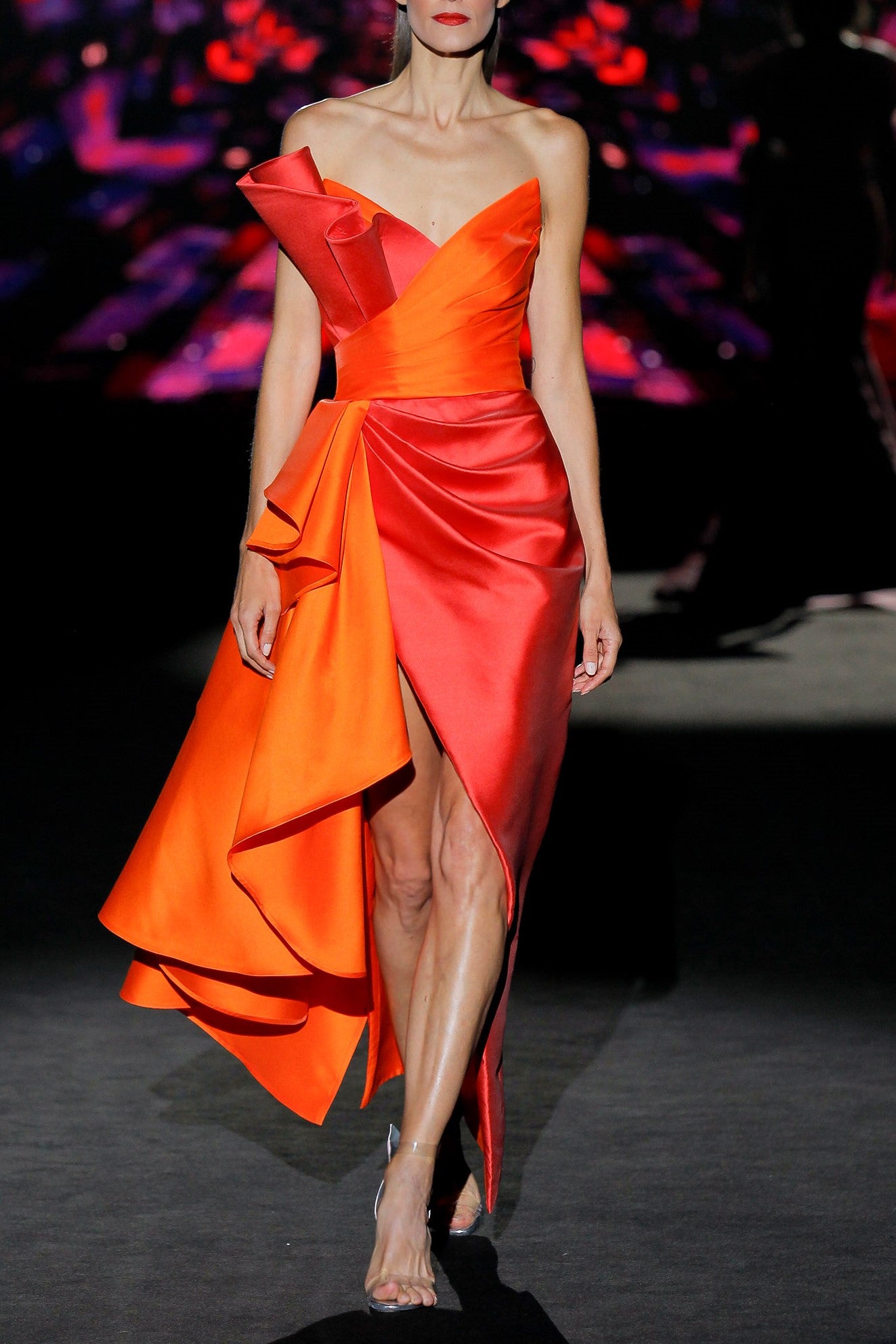 Strapless ISOLDA Midi Dress