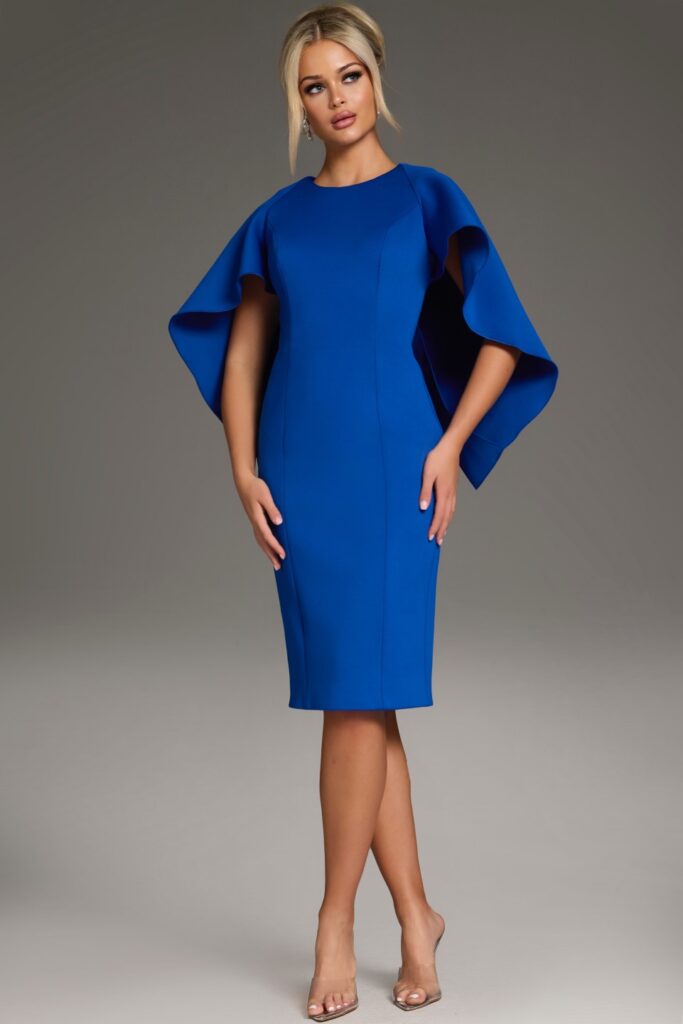 Flutter Sleeve Sheath Dress