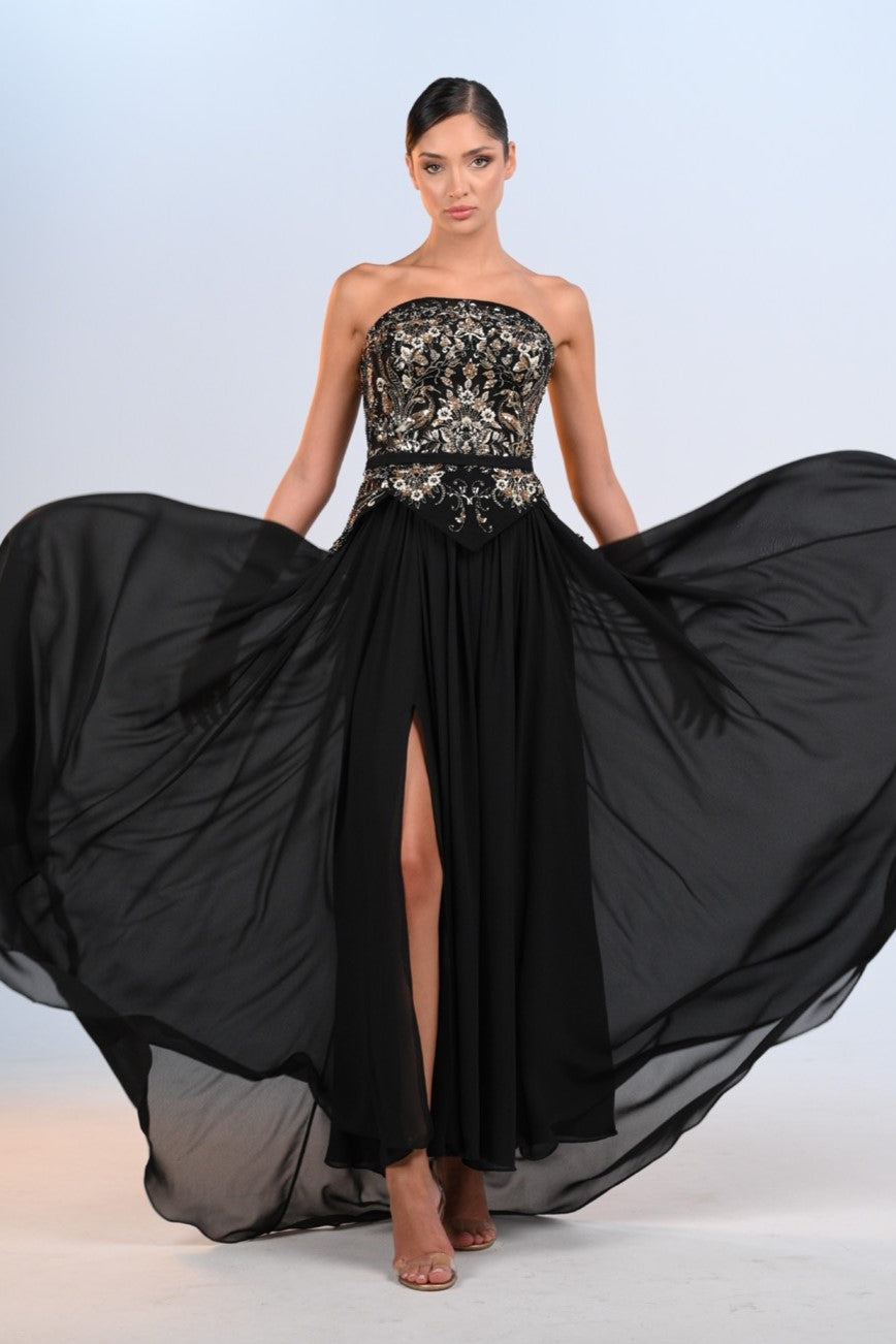 Eclipse Strapless Gown