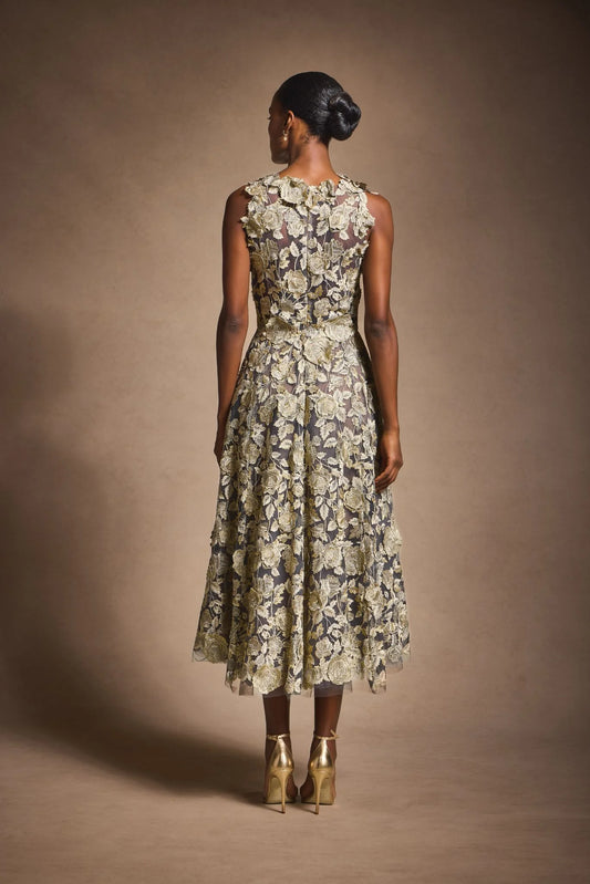 Sleeveless A-Line Dress