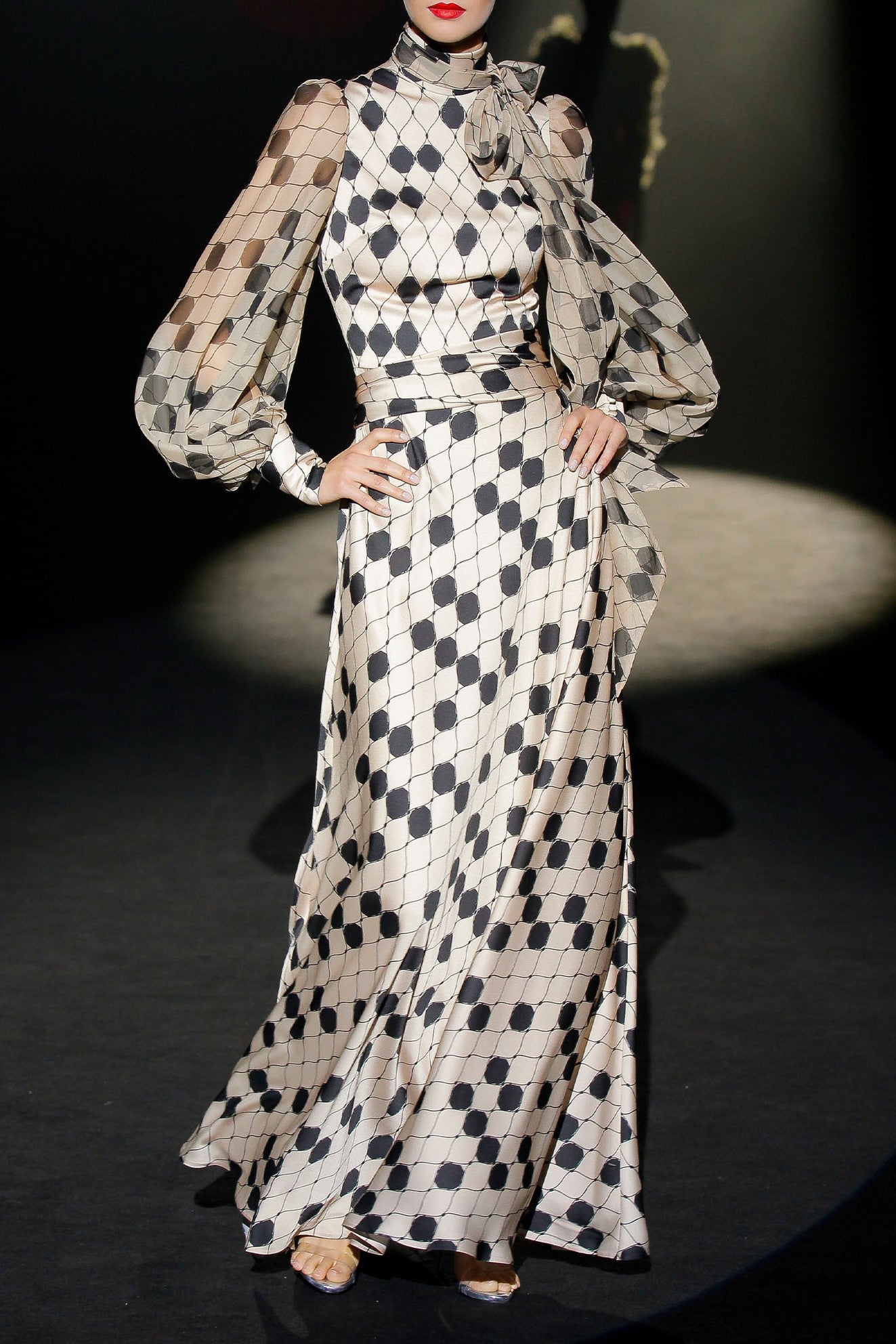 Long Sleeve IMPERIUS Evening Dress