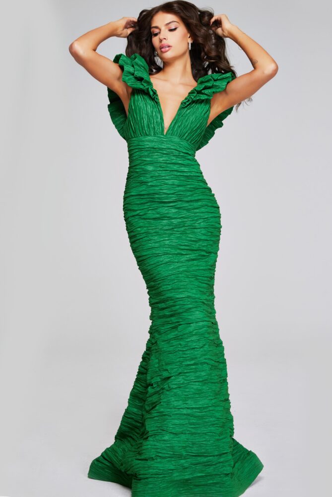 Textured Mermaid Gown