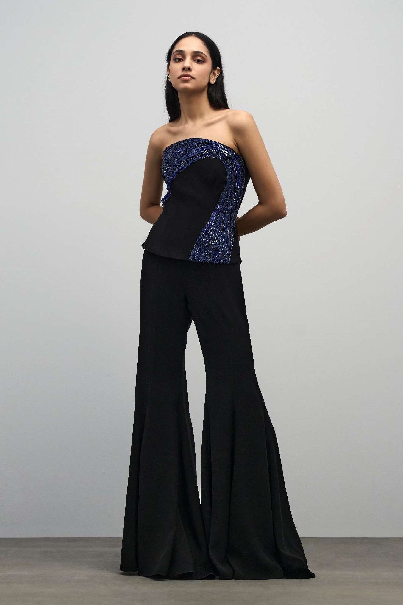 Glacial Wave Top with Trouser