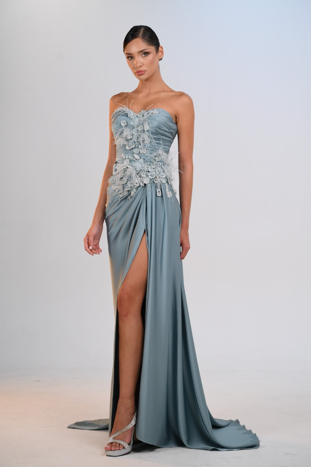 Celestial Strapless Gown