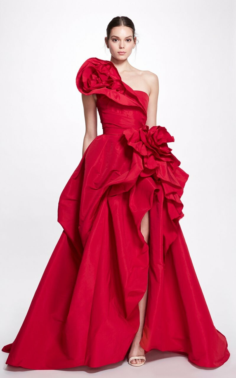 One-Shoulder Ballgown