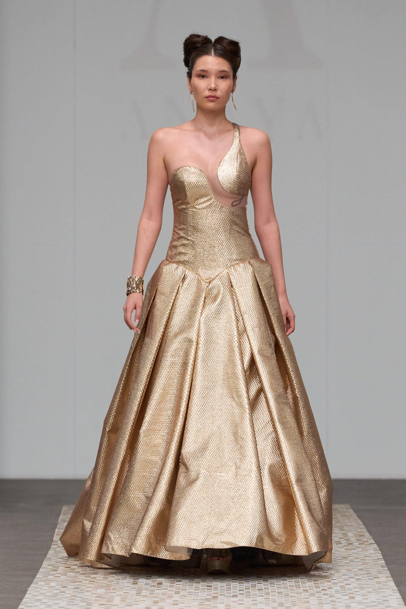 Kira One Shoulder Gown