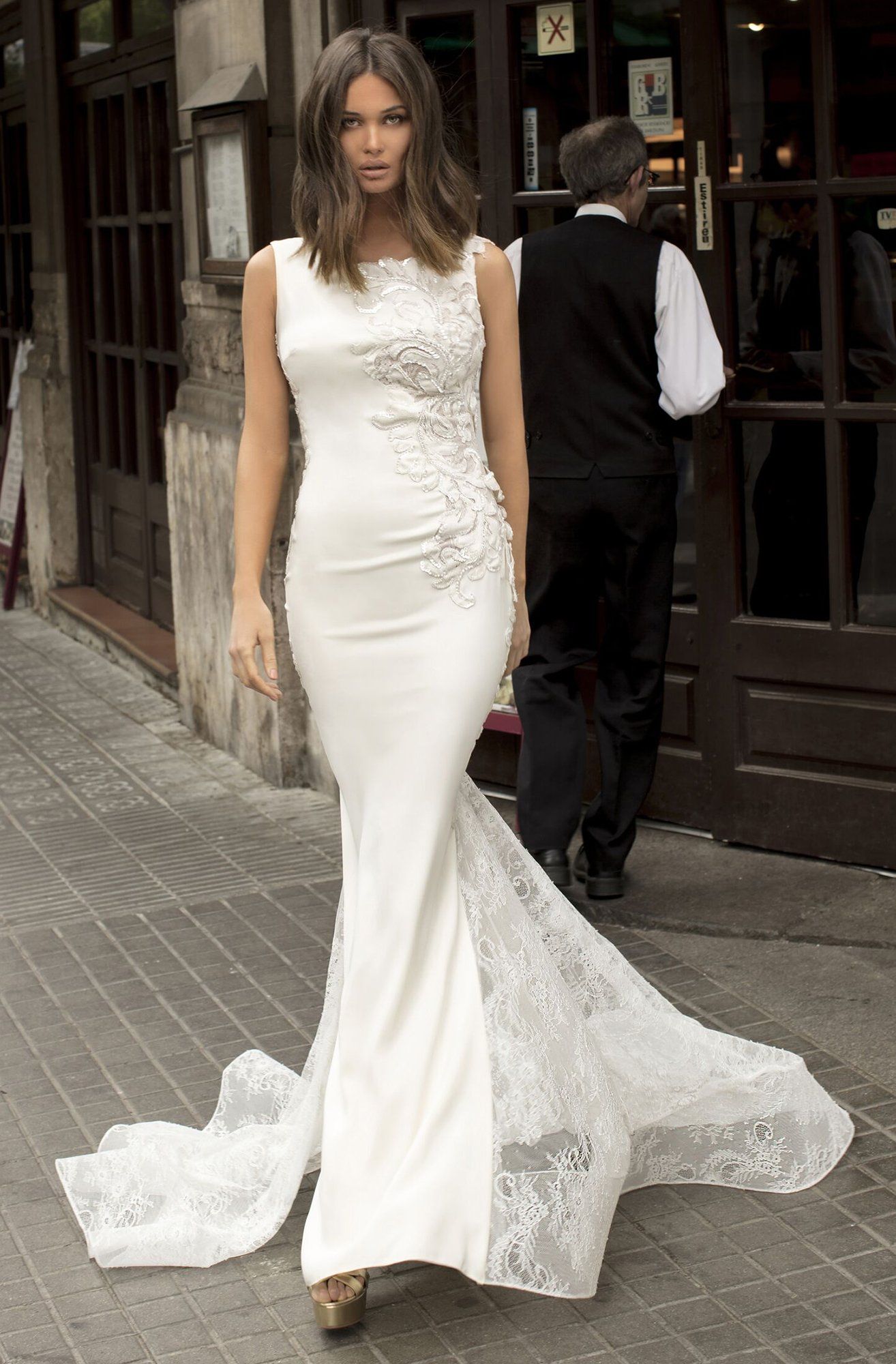 Life Illusion Back Lace Gown