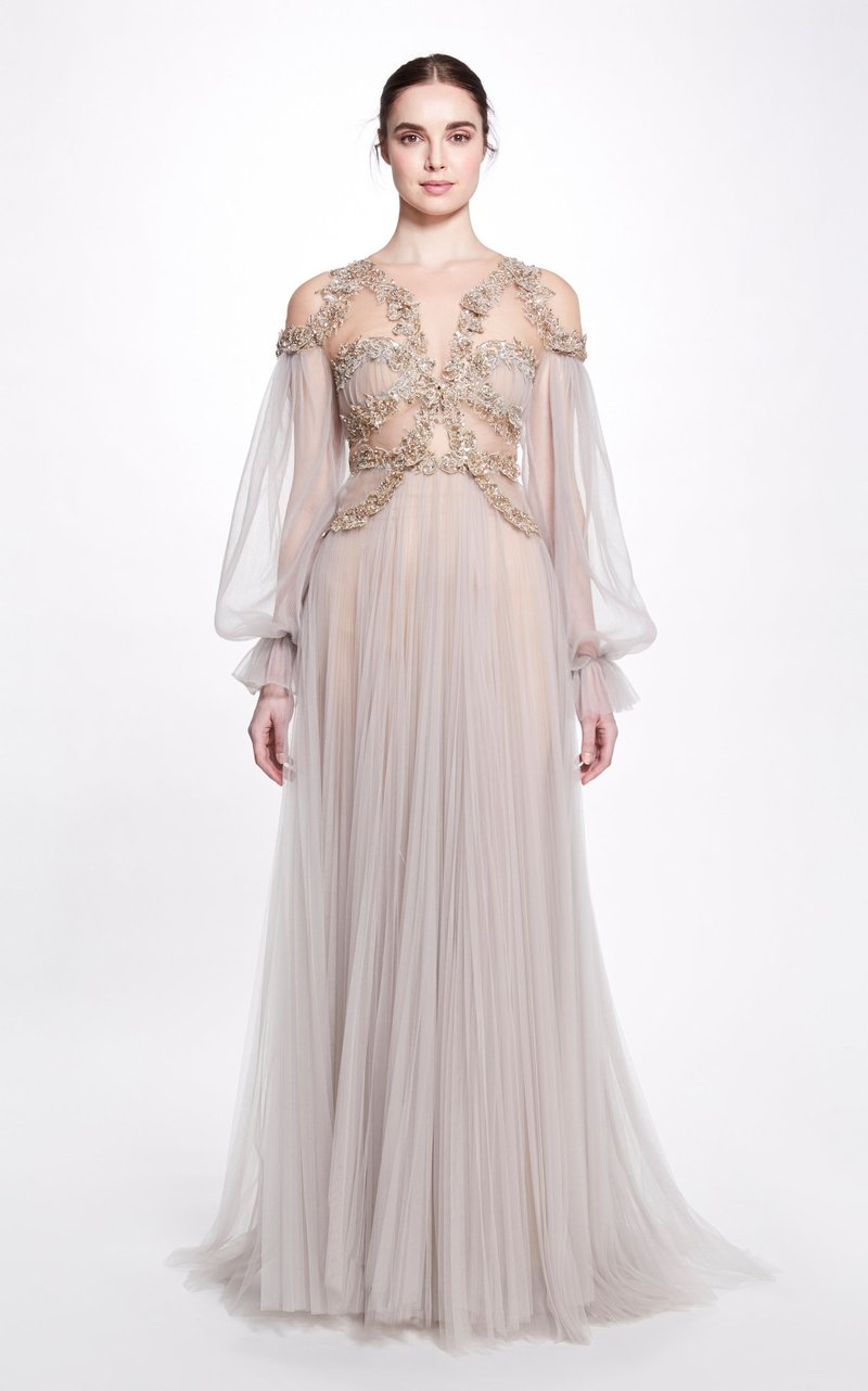 A-Line Tulle Gown