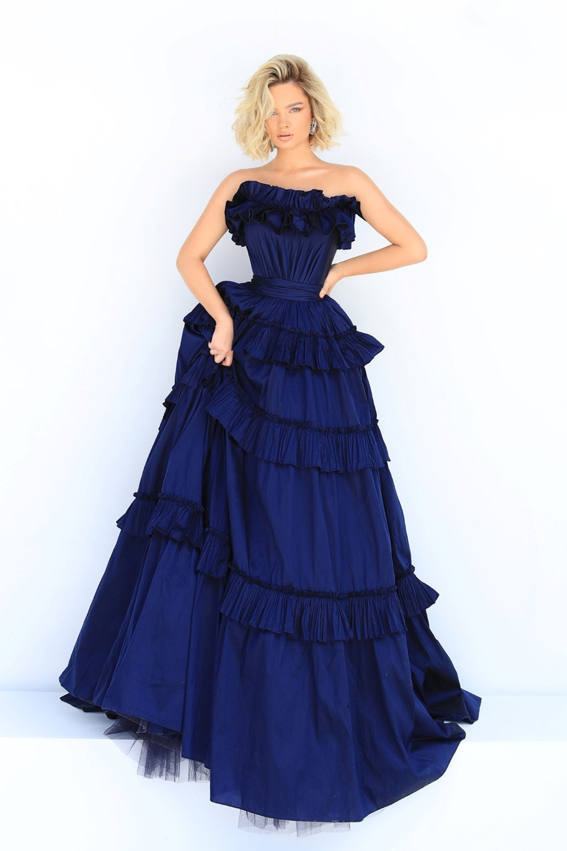 Asia Navy Gown