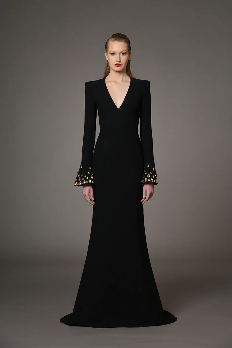 Long Bell Sleeve Dress