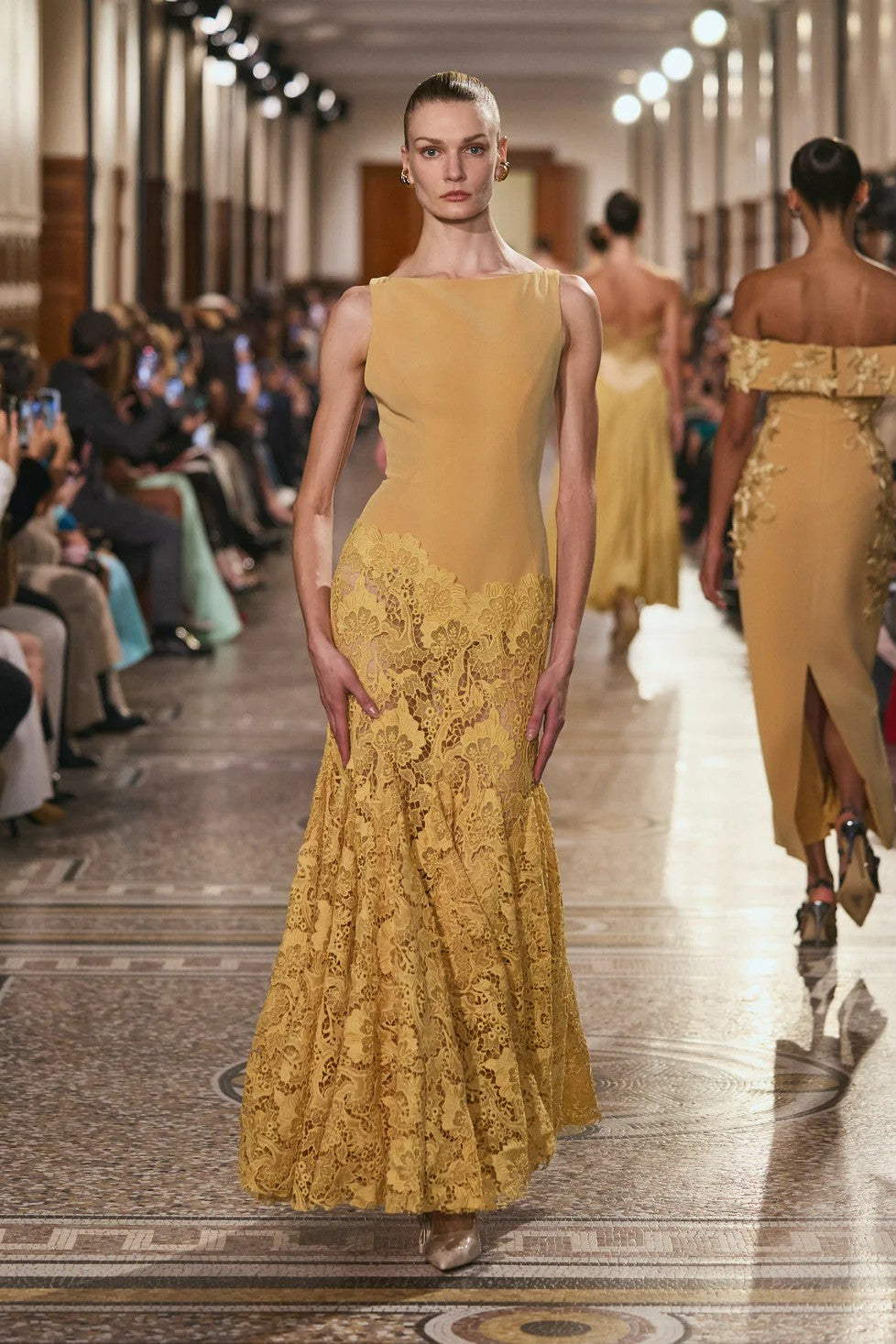 Lace Embroidered Gown