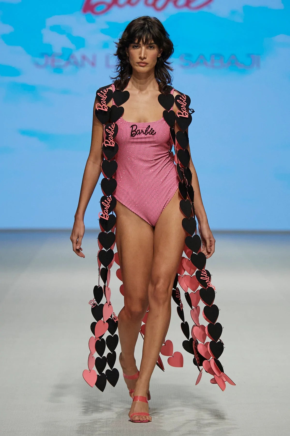 Swimsuit with Heart Cape