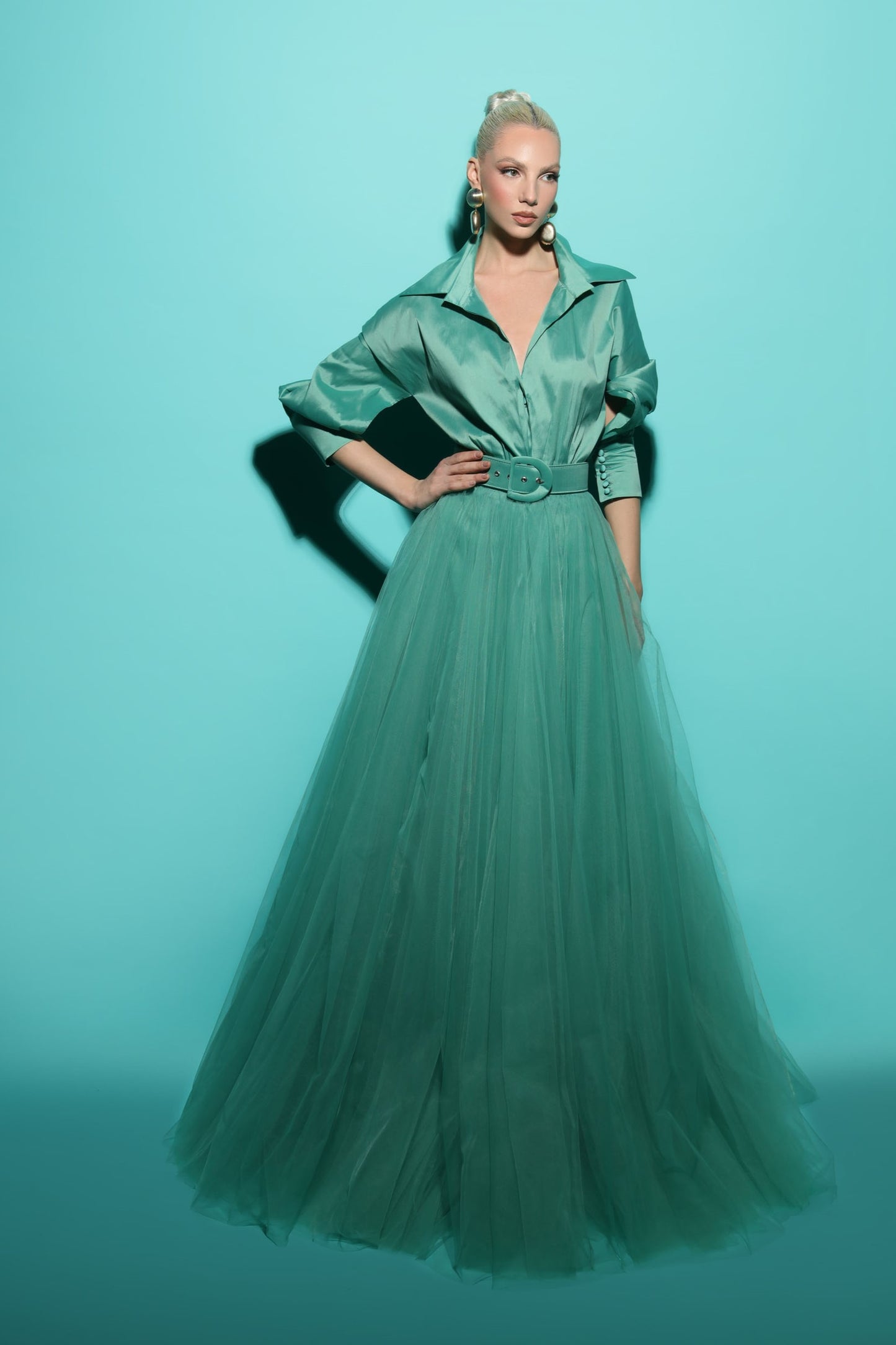 3/4 Sleeve ARZU Gown