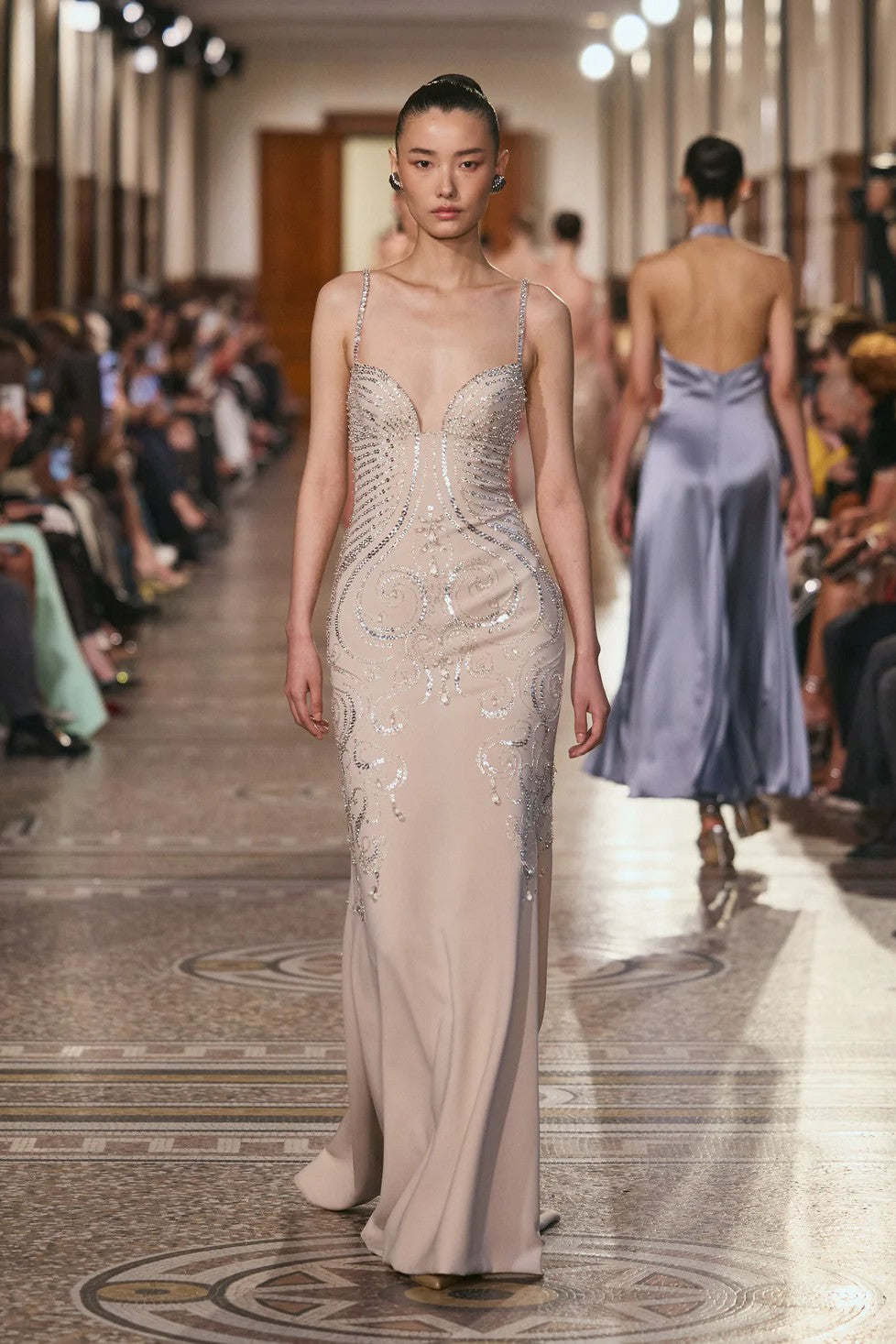 Sequin Sleeveless Gown