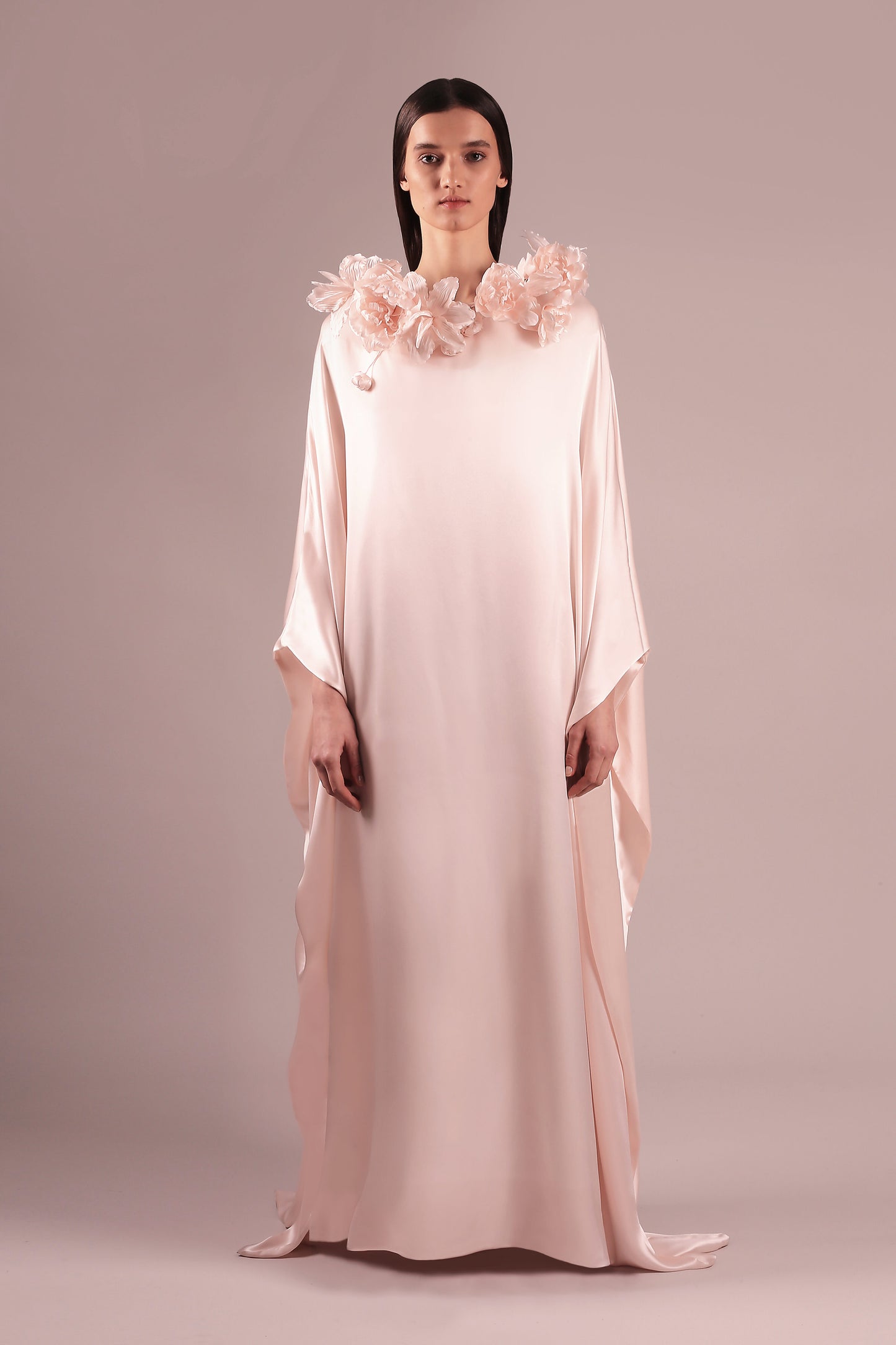 Iris Cascade Pink Caftan