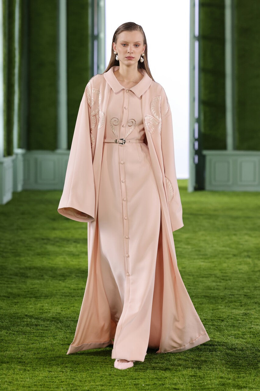 Robe-Like Crepe Kaftan