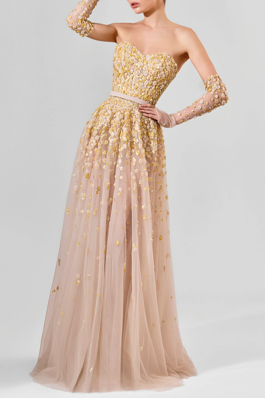 Sweetheart Strapless Gown