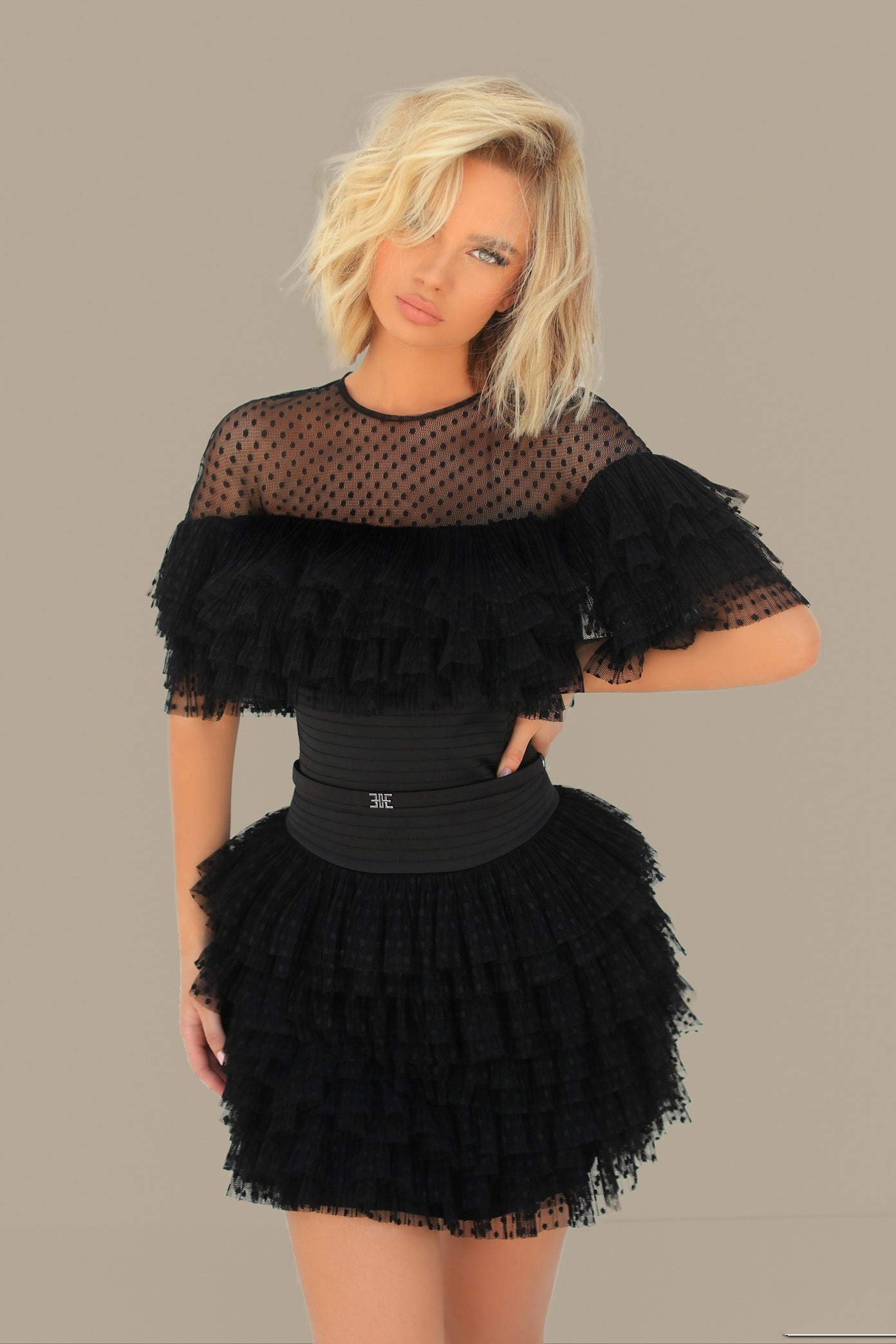 Frill Cocktail Dress