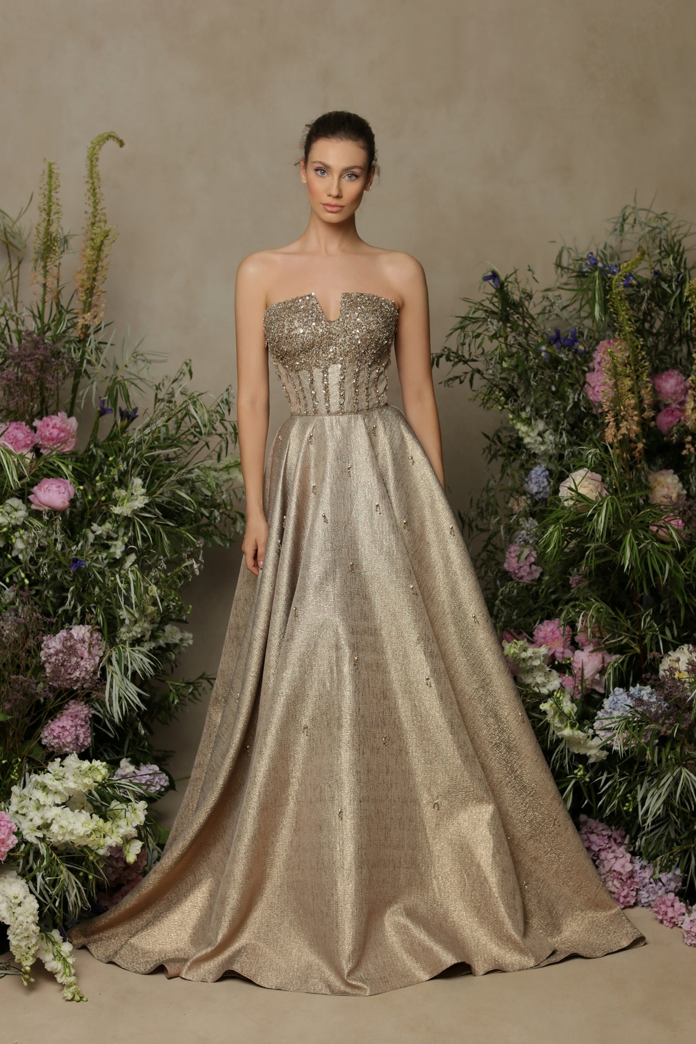 Desire Gold Gown