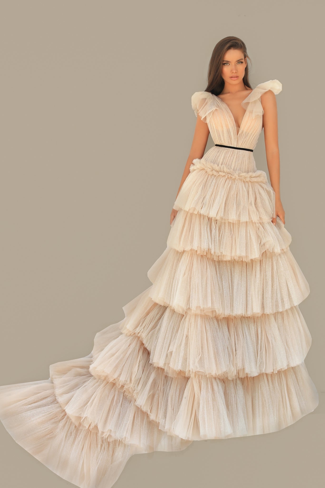 Delmare Sleeveless Gown